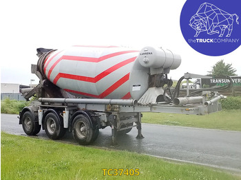 Semiremorcă betonieră