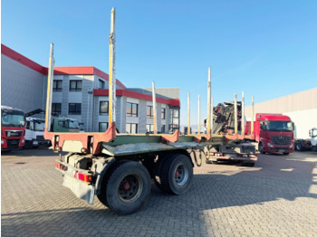 Semiremorcă transport busteni GSV 34 GLOGGER GSV 34, Lenk-/Liftachse, ausziehbar 10,75m-14,35m: Foto 5