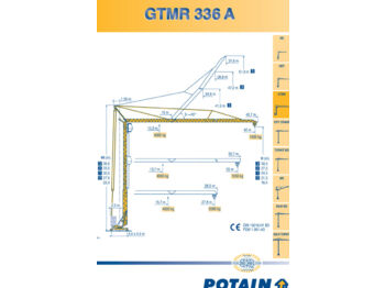 Macara turn Potain GTMR 336 A: Foto 1