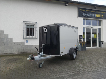 Remorcă furgon Roadster Sport C255 252x125x154cm aero Alu Poly black Seitentür Rampekombi (S) 1300kg Modell 2024: Foto 3