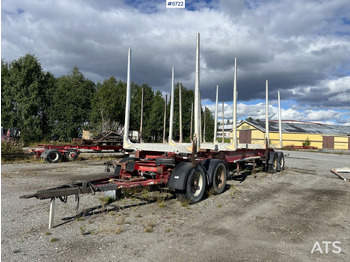 Remorcă transport busteni