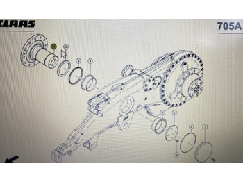 Piese cale de rulare CLAAS