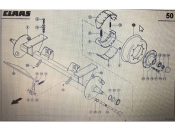 Tambur de frână CLAAS