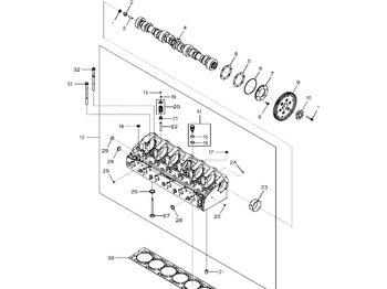 Axa cu came JOHN DEERE