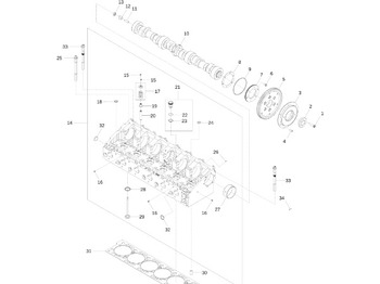 Axa cu came JOHN DEERE