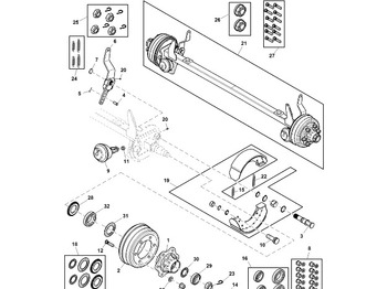 Piese frână JOHN DEERE
