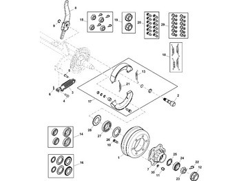 Saboți frână JOHN DEERE