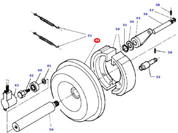 Tambur de frână MASSEY FERGUSON