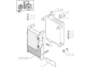 Radiator NEW HOLLAND