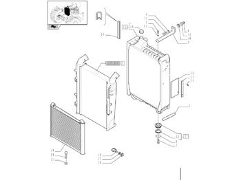 Radiator NEW HOLLAND