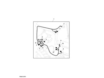 Cablu/ Fire electric JOHN DEERE
