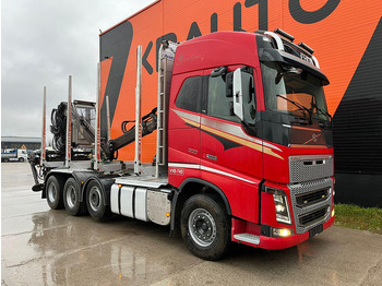 Camion forestier, Camion cu macara pentru transport de lemne Volvo FH 16 600 8x4/4 FRESH TÜV: Foto 4