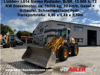 Încărcător frontal pe pneuri LIEBHERR L 514 Stereo
