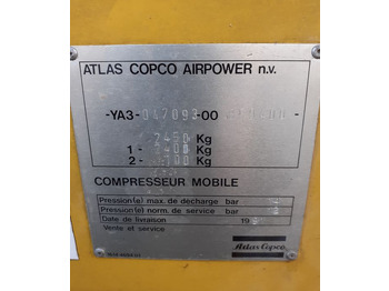Compresor de aer Compresseur de chantier Atlas Copco XAHS 175: Foto 5