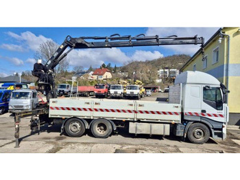 Camion platformă, Camion cu macara Iveco Stralis 420: Foto 3