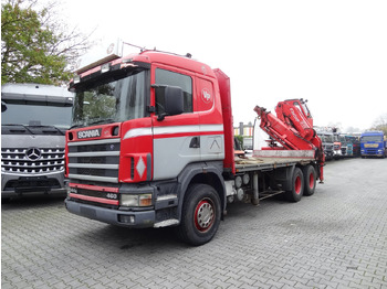 Camion cu macara SCANIA R144
