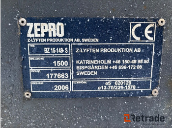 Oblon hidraulic Bakgavellyft Zepro BZ 15-149 S: Foto 5 Oblon hidraulic Bakgavellyft Zepro BZ 15-149 S: Foto 5