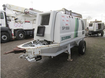 Pompă de beton staționară 2014 SCHWING SP1800 D 129KW trailer pump: Foto 2 Pompă de beton staționară 2014 SCHWING SP1800 D 129KW trailer pump: Foto 2