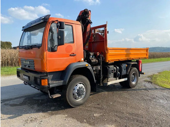 Camion basculantă, Camion cu macara MAN LE 18-280 , 4X4 , Tipper , Palfinger PK 9501: Foto 3 Camion basculantă, Camion cu macara MAN LE 18-280 , 4X4 , Tipper , Palfinger PK 9501: Foto 3
