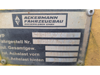 Remorcă cu prelată Ackermann 2 Achser Plane Spriegel: Foto 4