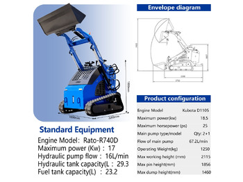 Mini încărcător nou LEZUM Free Shipping LA380 Mini Skid Steer Loader Compact Track Diesel Cheap Mini Skid Steer Loader For Sale With Mini Skid Steer Attachments 4 In 1 Bucket: Foto 2 Mini încărcător nou LEZUM Free Shipping LA380 Mini Skid Steer Loader Compact Track Diesel Cheap Mini Skid Steer Loader For Sale With Mini Skid Steer Attachments 4 In 1 Bucket: Foto 2