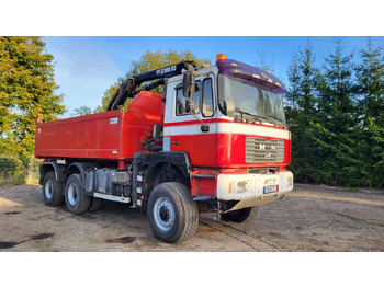 Camion basculantă pentru transport de materialelor în vrac MAN 33.414 6X6 HIAB 102 33.414: Foto 2 Camion basculantă pentru transport de materialelor în vrac MAN 33.414 6X6 HIAB 102 33.414: Foto 2