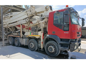 Autobetonieră cu pompă IVECO Trakker