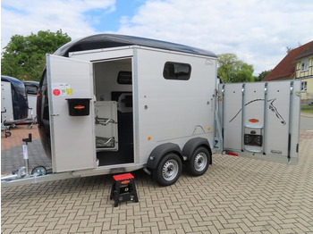 Remorcă transport cai Pferdeanhänger Böckmann Portax K, Sattelk. Entladeklappe, 100 k.: Foto 2 Remorcă transport cai Pferdeanhänger Böckmann Portax K, Sattelk. Entladeklappe, 100 k.: Foto 2