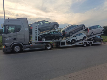 Camion transport auto SCANIA S 500
