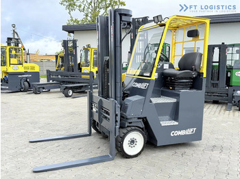 Stivuitor cu catarg retractabil, cu schimbare rapidă de direcţie Combilift CB4000 / GAS / TRIPLEX 5200MM / FREE LIFT / FORK POSITIONER / SIDE SHIFT / EXCELLENT CONDITION / Wide range of four-way and side: Foto 3