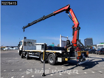 Camion platformă, Camion cu macara Renault C 430 8X4 Palfinger 22002 EH kran Crane Big-Axle steel suspension Euro 6: Foto 2