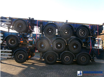 Semiremorcă transport containere/ Swap body Dennison Stack - 3 x splitter container chassis 20-30-40-45 ft: Foto 5