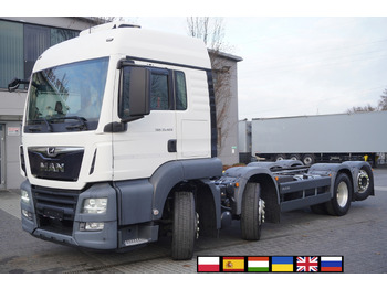 MAN TGS 35.420 8×2 / Chassis 6.4 m / 3 steered axles în leasing MAN TGS 35.420 8×2 / Chassis 6.4 m / 3 steered axles: Foto 1 MAN TGS 35.420 8×2 / Chassis 6.4 m / 3 steered axles în leasing MAN TGS 35.420 8×2 / Chassis 6.4 m / 3 steered axles: Foto 1