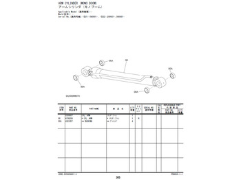 Cilindru hidraulic HITACHI