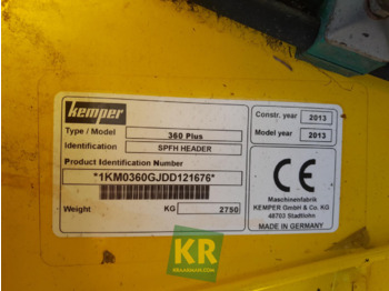 Heder de recoltat porumb KEMPER