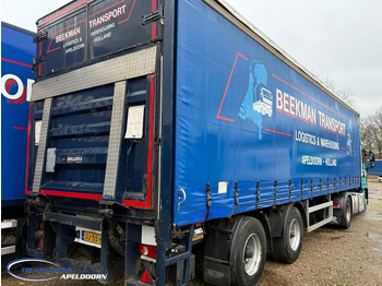 Semiremorcă prelată Pacton TBD.230 Tridec, Schuifdak, 2000 kg laadklep: Foto 3