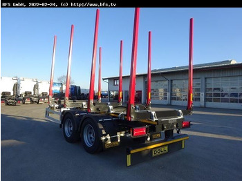 Remorcă transport busteni Doll Zentralachsanhänger A2T-LZ53 Tandem Kurzholz Anh: Foto 4 Remorcă transport busteni Doll Zentralachsanhänger A2T-LZ53 Tandem Kurzholz Anh: Foto 4