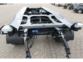 Remorcă transport containere/ Swap body HKM G 18 ZL 5,0, Außenroller, Luftf. 5-7m Behälter: Foto 5
