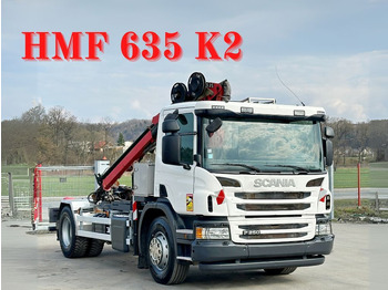 Camion cu macara SCANIA P 250