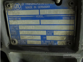 Cutie de viteze pentru Camion DAF Gearbox & Clutch Parts Versnellingsbak 12AS2131TD DAF: Foto 3