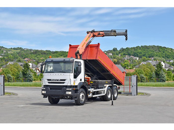 Camion basculantă, Camion cu macara Iveco TRAKKER 360 * KIPPER 5,60 m * PK 15500 + FUNK * 6x4: Foto 2 Camion basculantă, Camion cu macara Iveco TRAKKER 360 * KIPPER 5,60 m * PK 15500 + FUNK * 6x4: Foto 2