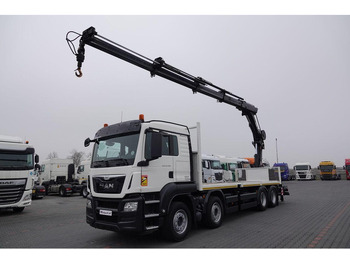 Camion platformă, Camion cu macara MAN TGS 35.480: Foto 2 Camion platformă, Camion cu macara MAN TGS 35.480: Foto 2