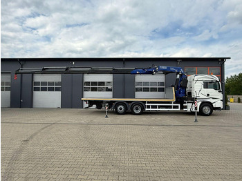 Camion platformă, Camion cu macara MAN TGS TGX 26.400 // E6 // 6x2 // platforma + FASSI F455RA.2.25 //: Foto 2 Camion platformă, Camion cu macara MAN TGS TGX 26.400 // E6 // 6x2 // platforma + FASSI F455RA.2.25 //: Foto 2