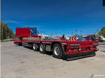 Semiremorcă transport agabaritic HRD Semitrailer Low Loader NRD NTS 3 Axle Tieflader: Foto 2