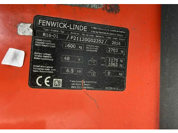 Stivuitor cu catarg retractabil Linde R16-01: Foto 4 Stivuitor cu catarg retractabil Linde R16-01: Foto 4