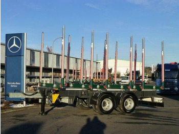 Remorcă transport busteni