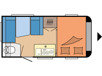 Rulotă HOBBY ONTOUR 390 SF