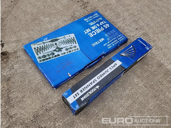 Echipament de atelier Unused 6Pc Jumbo Spanner Set & 45Pc Tap & Die Set (2 of): Foto 3 Echipament de atelier Unused 6Pc Jumbo Spanner Set & 45Pc Tap & Die Set (2 of): Foto 3