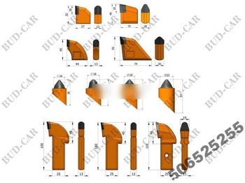 Piesă de schimb pentru Utilaje pentru frezare nou New węglikiem spiekanym Rock Combo for asphalt milling machine: Foto 4 Piesă de schimb pentru Utilaje pentru frezare nou New węglikiem spiekanym Rock Combo for asphalt milling machine: Foto 4