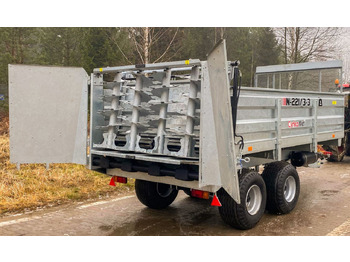 Maşină de împrăştiat gunoi de grajd nou Rozrzutnik 6 T / MANURE SPREADER / MISTSTREUER / Распределитель 6 T: Foto 4